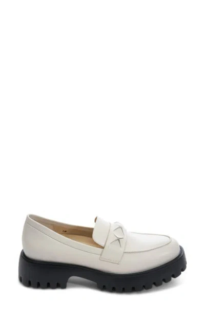 Vaneli Zofie Lug Sole Loafer In White