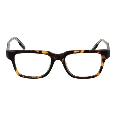 Ermenegildo Zegna Brown Men Optical Frames In Brown