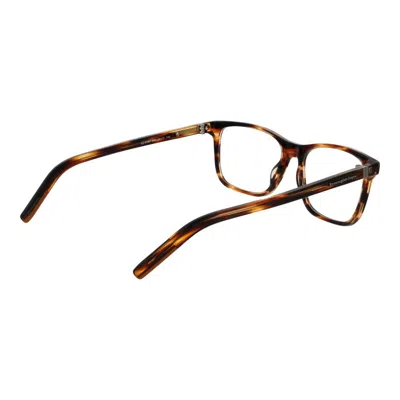 Ermenegildo Zegna Brown Men Optical Frames In Brown