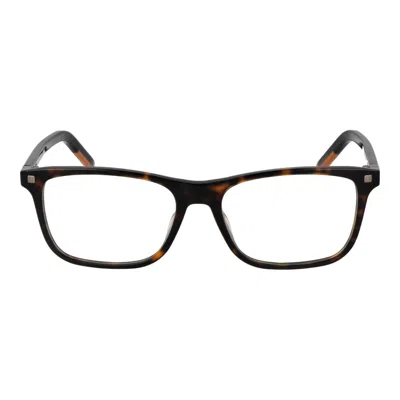 Ermenegildo Zegna Brown Men Optical Frames In Brown