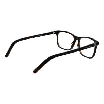 Ermenegildo Zegna Brown Men Optical Frames In Brown