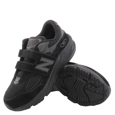 New Balance Kids 990 Hook And Loop Sneakers In Black