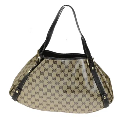 Pre-owned Gucci Abbey Shoulder Bag (outlet) Gg Coated Canvas Brown Canvas Handbag ()