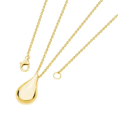 Lucy Quartermaine Women's Large Tear Drop Pendant In Gold Vermeil In Gold