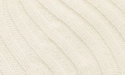 Jacquemus Womens Off-white Tourni Ribbed Cashmere And Wool Beanie In Neutral
