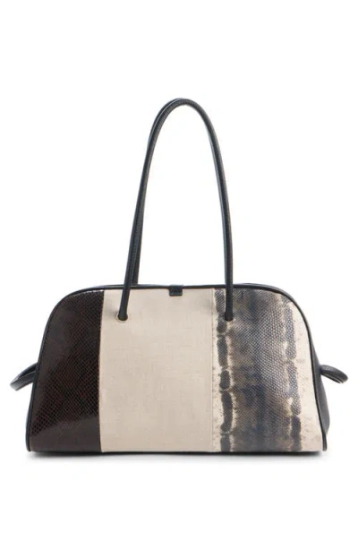 Jacquemus Le Turismo Snakeskin Top Handle Bowling Bag
