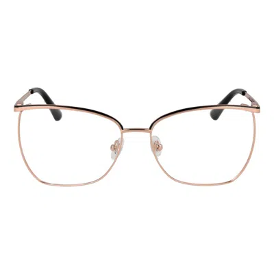 Guess Rose Gold Women Optical Frames In Neutral