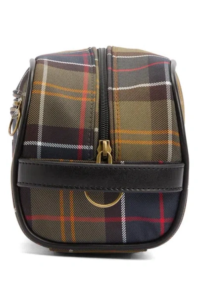 Barbour Tartan Plaid Washbag In Multi