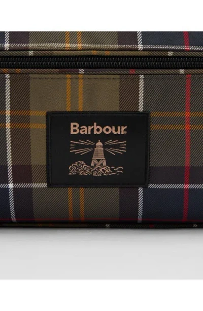 Barbour Tartan Plaid Washbag In Multi