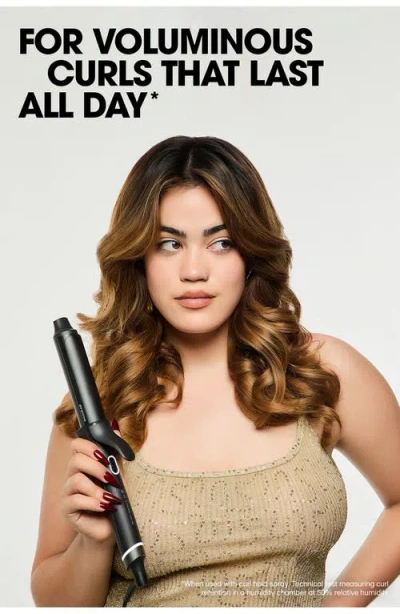 Ghd Chronos Curve Grand Curl Tong 1.25 In Black