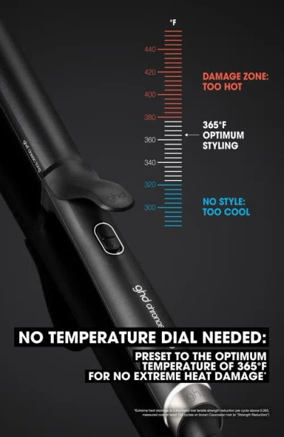 Ghd Chronos Curve Classic Curling Iron In Black