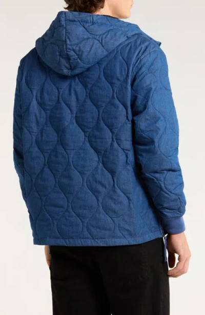 Taion Packable 800 Fill Power Hooded Down Parka In Blue