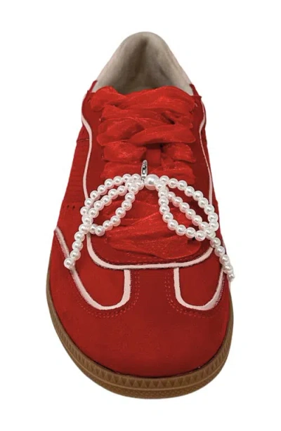 Shushop Sophie Sneaker In Red