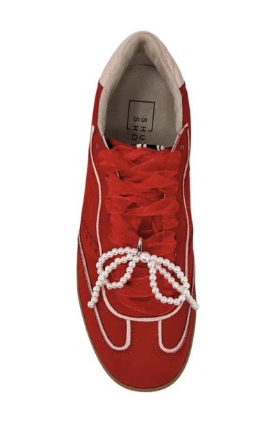 Shushop Sophie Sneaker In Red