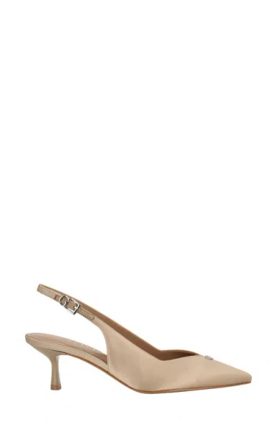 Guess Yannick Slingback Pump In Neutral