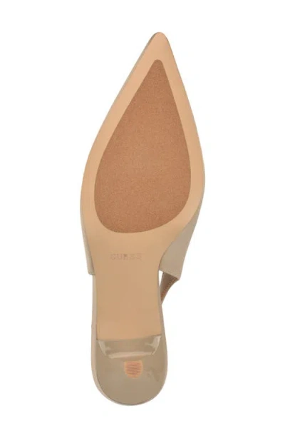 Guess Yannick Slingback Pump In Neutral