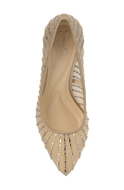 Jessica Simpson Piviano Pointed Toe Pump In Neutral