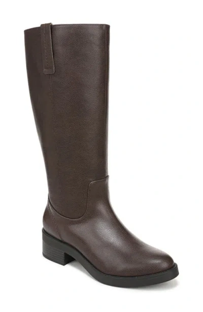 Lifestride Brinley Round Toe Wide Calf Tall Boots In Brown