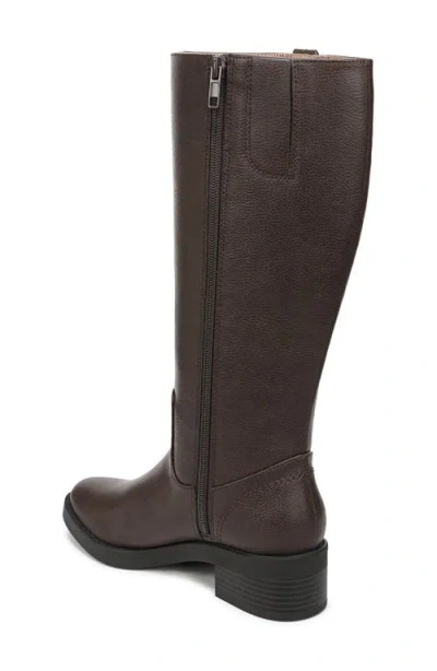 Lifestride Brinley Round Toe Wide Calf Tall Boots In Brown