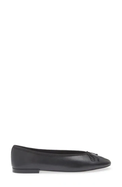 Mango Ballet Flat In Black