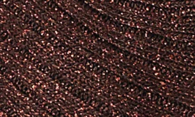 Oroblu Diamond Rib Crew Socks In Brown