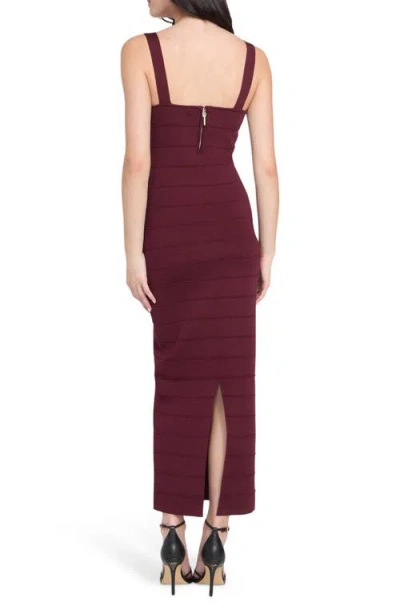 Guess Women's Bandage Maxi Dress In Burgundy