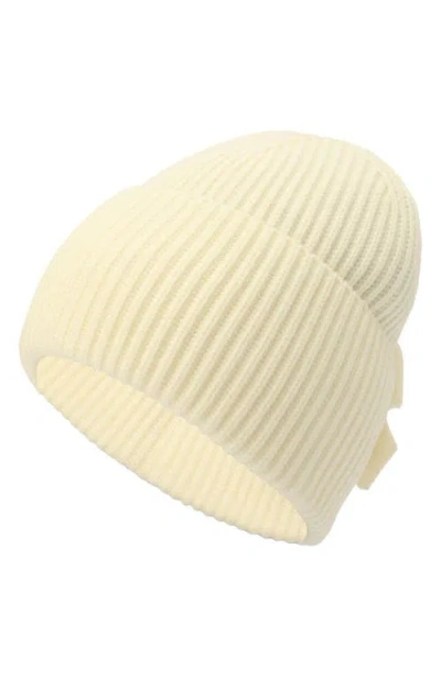 Kate Spade New York Bow Rib Beanie In White