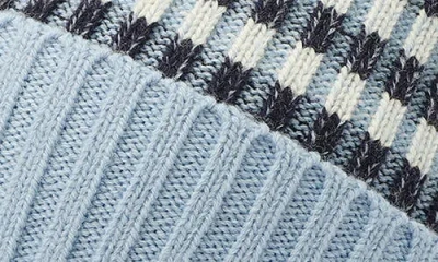 Kate Spade New York Stripe Cuff Beanie In Blue