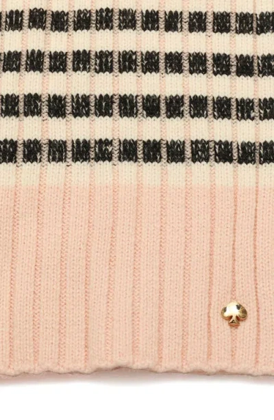 Kate Spade New York Stripe Rib Scarf In Neutral