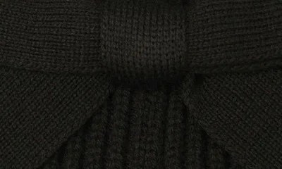 Kate Spade New York Bow Rib Beanie In Black
