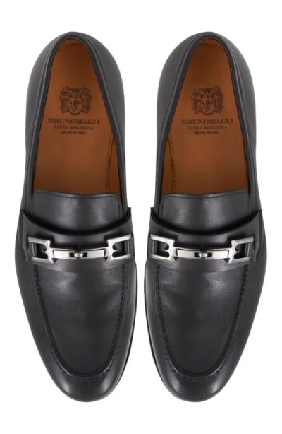 Bruno Magli Flex Bit Loafer In Black