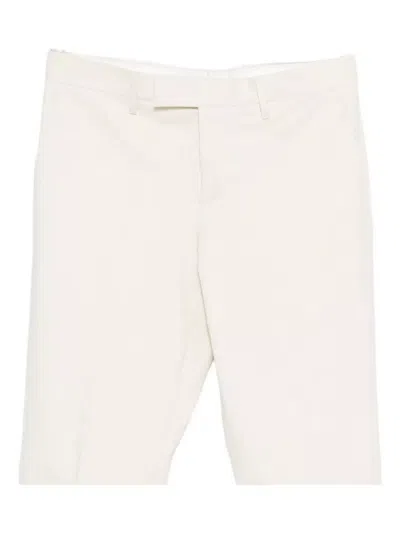 Lardini Twill Trousers In White