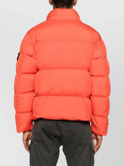 Stone Island Down Jacket In Lightweight Recycled Nylon Reps Jackets Red In Red