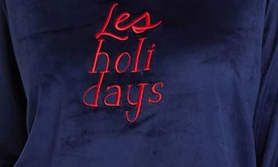 Honeydew Simply Cozy Velour Pajamas In Blue