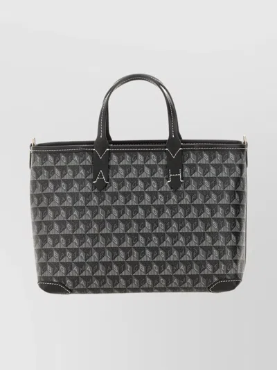 Anya Hindmarch I Am A Plastic Bag Tote Bag Xs In Black