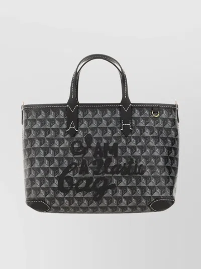 Anya Hindmarch I Am A Plastic Bag Tote Bag Xs In Black