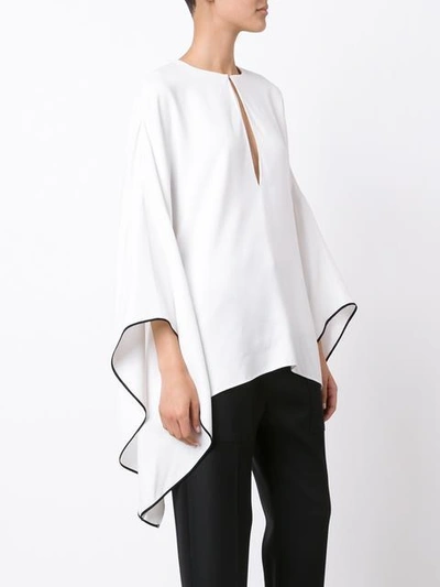 Shop Gucci V-neck Kaftan In White