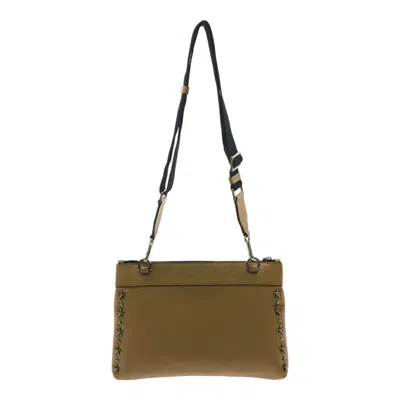 Pre-owned Jimmy Choo Beige Leather Clutch Bag () In Sand