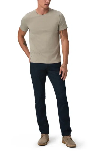 Paige Mens Echo Sorden Crewneck Cotton T-shirt In Brown