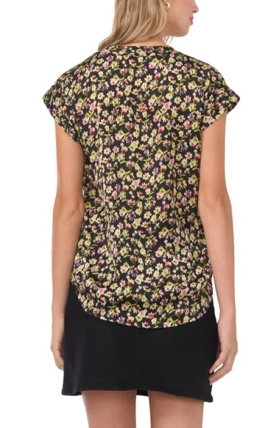 Vince Camuto Floral Print Top In Multi