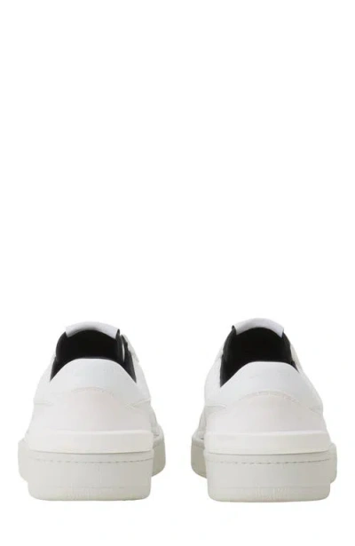 Lanvin Clay Monochrome Mesh Sneakers In White