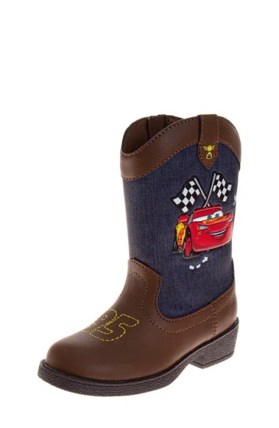 Josmo Kids' Disney Cars Cowboy Boot In Brown