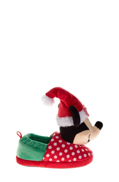 Josmo Kids' Disney Minnie Mouse Christmas Slipper In Multi