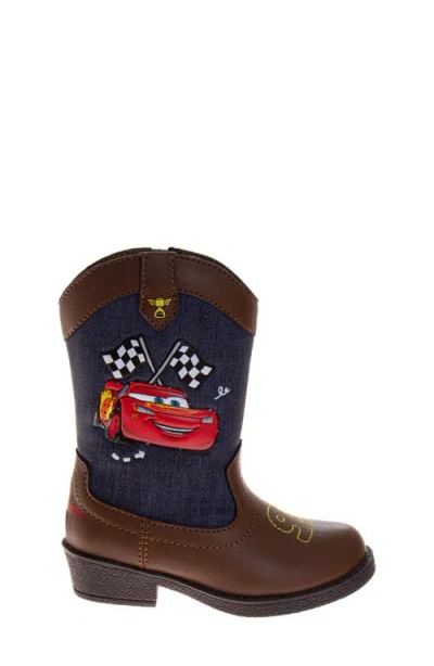 Josmo Kids' Disney Cars Cowboy Boot In Brown