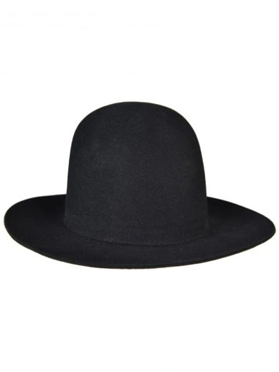 Shop Gucci Wide Brim Hat In Nero