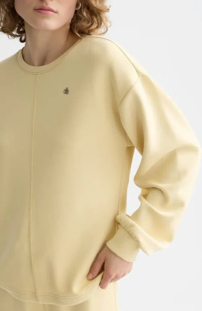 Scotch & Soda Relaxed Sweatshirt In Yellow