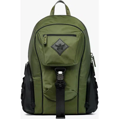 Mcm Aren Backpack In Green