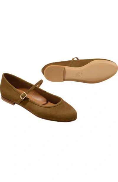 Margaux The Demi Jane Flat In Brown