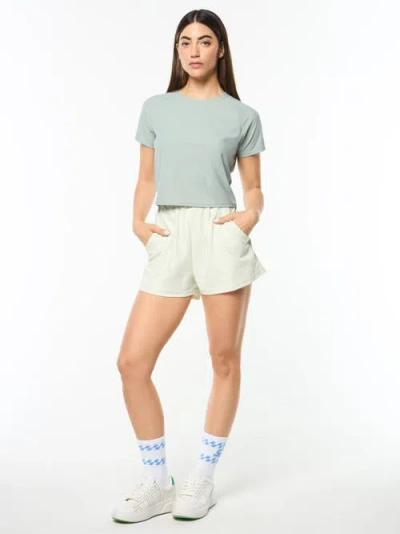 Sergio Tacchini Eva Cropped Top In Blue