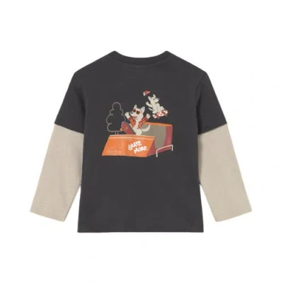 Mayoral Double-sleeve T-shirt In Black